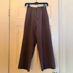 Brown Wide-Leg Trousers